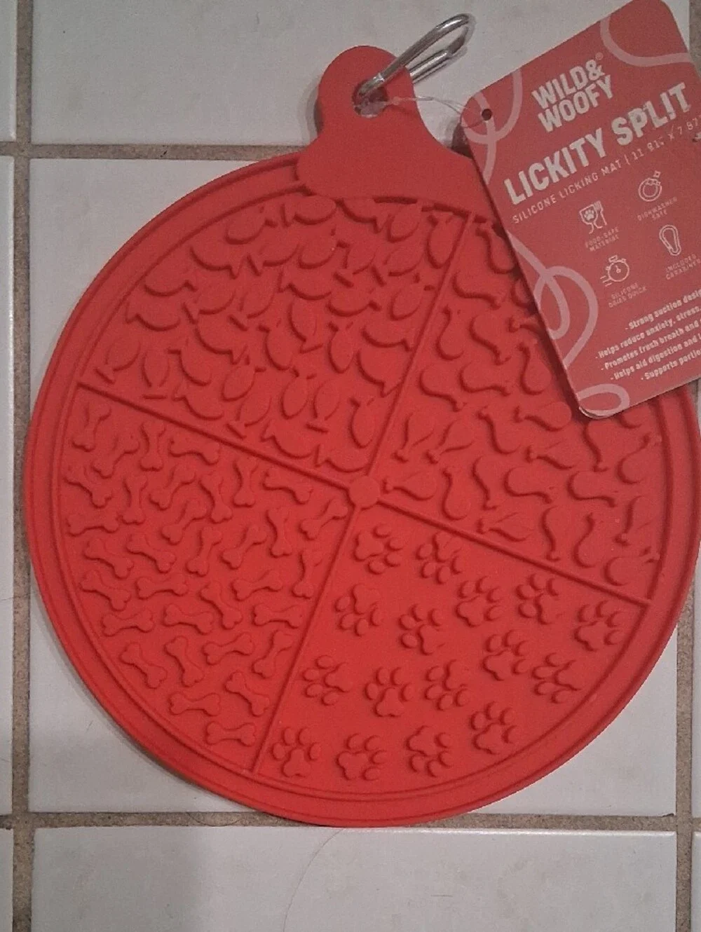 Let's Play! Small Flying Disc - Purple With Red Lickety Split!